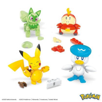 MEGA-Pokémon-Construction box 4 figurines and 1 Poké Ball (79 pcs) H