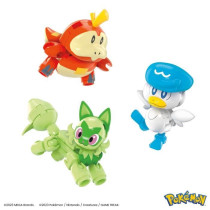 MEGA-Pokémon-Construction box 4 figurines and 1 Poké Ball (79 pcs) H