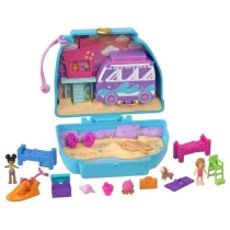 PUPPY BOX AT THE BEACH - POLLY POCKET - HRD36 - POLLY POCKET MINI DOLL
