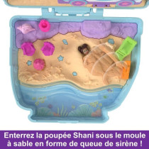 PUPPY BOX AT THE BEACH - POLLY POCKET - HRD36 - POLLY POCKET MINI DOLL