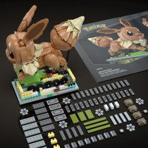 MEGA-Pokémon-Eevee in Motion-Building Box 1,381 pieces HTH71