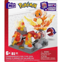 MEGA-Pokémon-Sharma's Flame Dance-Buildable Box (81 pcs) HTH86