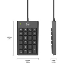 MOBILITY LAB Keypad - USB - Black - Netbook