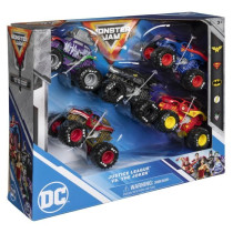 PACK OF 5 DIE-CAST VEHICLES 1:64 DC COMICS Monster Jam