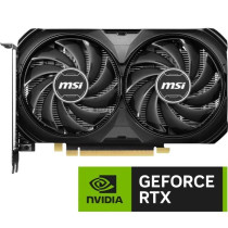 MSI - NVIDIA - Graphics card - RTX 4060 Ti Ventus 2x Black OC - 8GB