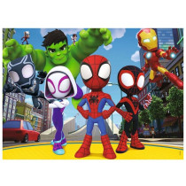 Spidey and friends puzzle 45 pieces - Cartoons and comics - NATHAN - F