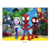 Spidey and friends puzzle 45 pieces - Cartoons and comics - NATHAN - F