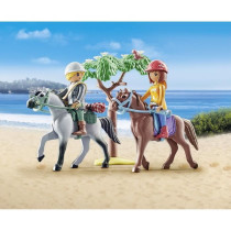 PLAYMOBIL 71470 Amélia and Ben with horses