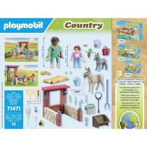 PLAYMOBIL 71471 Veterinarian with farm animals