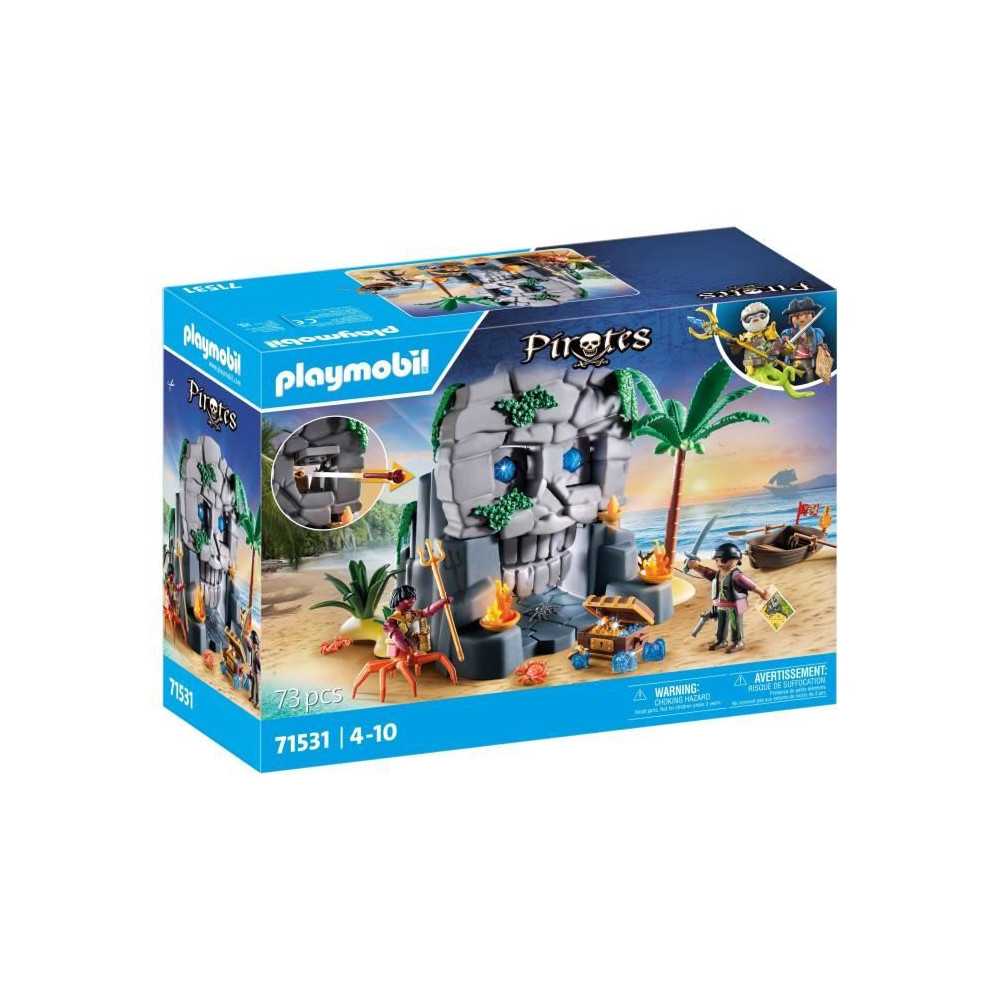 PLAYMOBIL 71531 Ile au trésor pirate et monstre marin - Les pirates