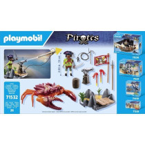 PLAYMOBIL 71532 Pirate and Giant Crab - The Pirates