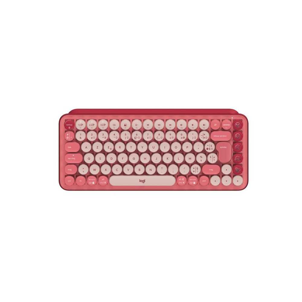 Logitech POP Keys Mechanical Wireless Keyboard with Customizable Emoji