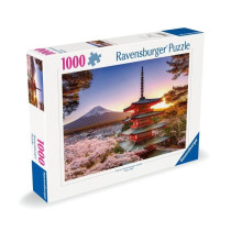 1000 Piece Jigsaw Puzzle Mount Fuji Cherry Blossoms, Adults and Kids,