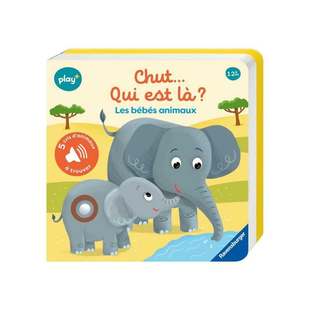 Ravensburger play+, Shh...who's there? Baby animals, Book, Early child Ravensburger play+, Shh...who's there? Baby animals, Book, Early child