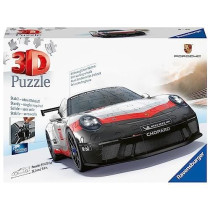 Ravensburger-Porsche 911 GT3 Cup 3D Puzzle-From 10 years old-108 numbe