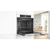 Four multifonction pyrolyse Softclose - BOSCH SER8 - HBG7741W1F - Blan