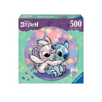Round puzzle 500 pieces Stitch - 10 year olds - Ravensburger - Disney