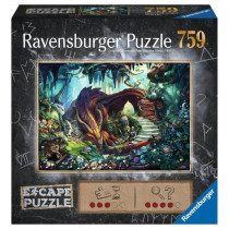 Puzzle Escape Into the Dragon's Cave - Ravensburger - 759 pieces - For