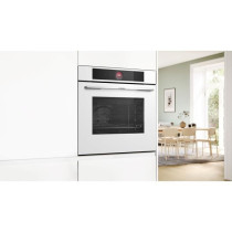 Four multifonction pyrolyse Softclose - BOSCH SER8 - HBG7741W1F - Blan