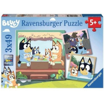 3x49 piece puzzle The adventures of Bluey! - 5 year olds - 3 posters i