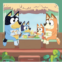 3x49 piece puzzle The adventures of Bluey! - 5 year olds - 3 posters i