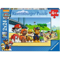 PAT'PATROUILLE Puzzle Heroic Dogs 2x24 pcs