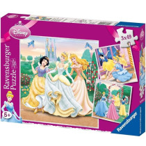 DISNEY PRINCESSES Puzzle 3 x 49 pcs - Disney