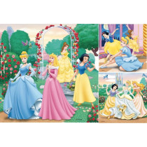 DISNEY PRINCESSES Puzzle 3 x 49 pcs - Disney