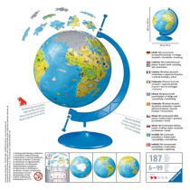 RAVENSBURGER Puzzle 3D World Map 180 pcs