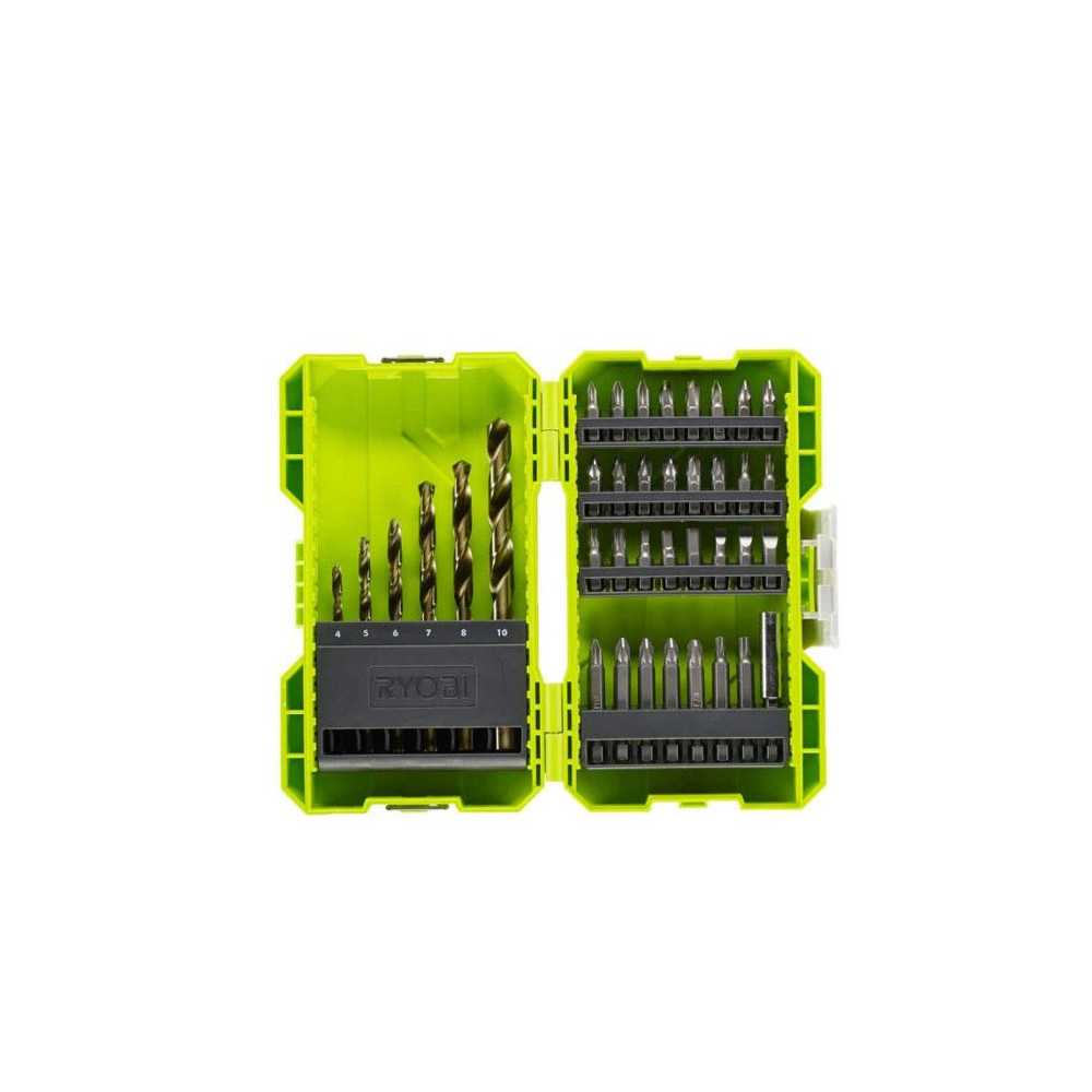 RYOBI - Coffret empilable 38 accessoires mixtes perçage - vissage : 6