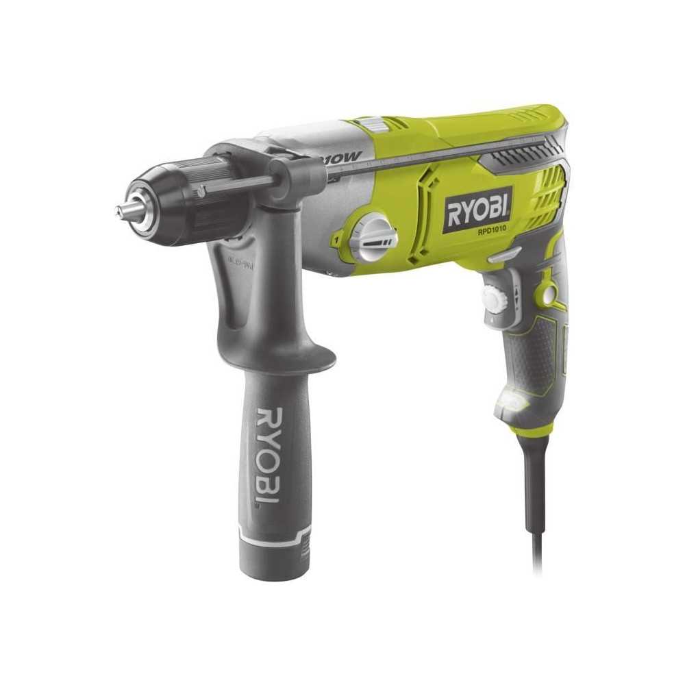 RYOBI - Perceuse a percussion 1 010 W - 1 200-3 000 cp/min - 2 vitesse