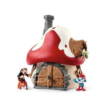 Schleich - Smurfs House with 2 figures - 20803