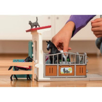 Schleich - Horse box with mare and foal - 42611 - range: Horse club
