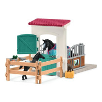 Schleich - Horse box with mare and foal - 42611 - range: Horse club