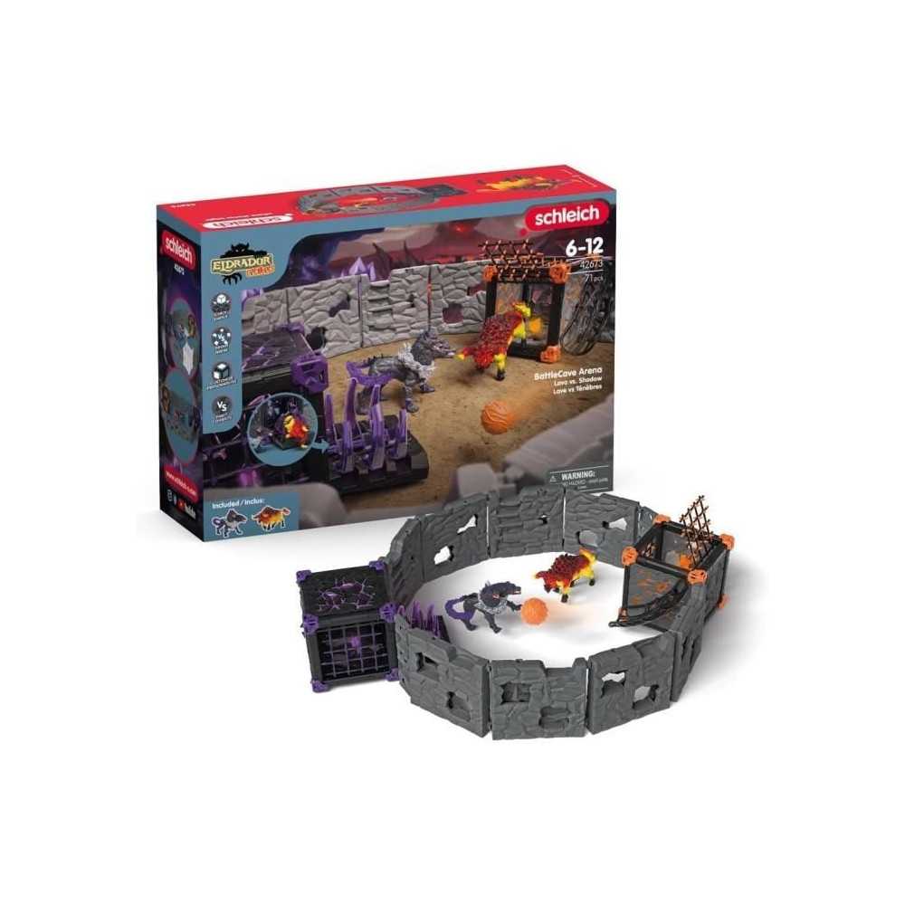 BattleCave Arena: Lava vs Darkness, battle arena for Eldrador figures, BattleCave Arena: Lava vs Darkness, battle arena for Eldrador figures,