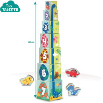 Stacking tower with dinosaur figures - Skill game - SES CREATIVE - Sta