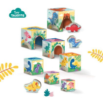 Stacking tower with dinosaur figures - Skill game - SES CREATIVE - Sta