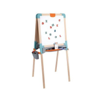 Smoby - Double-sided wooden board - Chalk and magnetic whiteboard - Fo