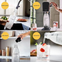 Sodastream soda machine - + sparkling water machine black art pack dis