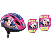 DISNEY MINNIE Combo helmet + knee pads + elbow patches