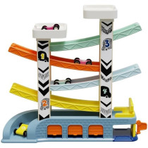 Racing Circuit - TOP BRIGHT - 4 Racing Cars - 4 Ramps - 2 Parking Leve