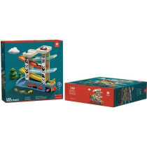 Racing Circuit - TOP BRIGHT - 4 Racing Cars - 4 Ramps - 2 Parking Leve