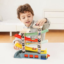 Racing Circuit - TOP BRIGHT - 4 Racing Cars - 4 Ramps - 2 Parking Leve