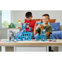 Construction Set - ZURU - Police Station (889 pieces) - Build the poli