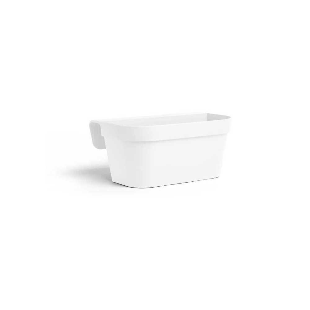 Planter + hook - GARDEN ID Star - White 50 x 21 cm - Easy fixing - Wat Planter + hook - GARDEN ID Star - White 50 x 21 cm - Easy fixing - Wat