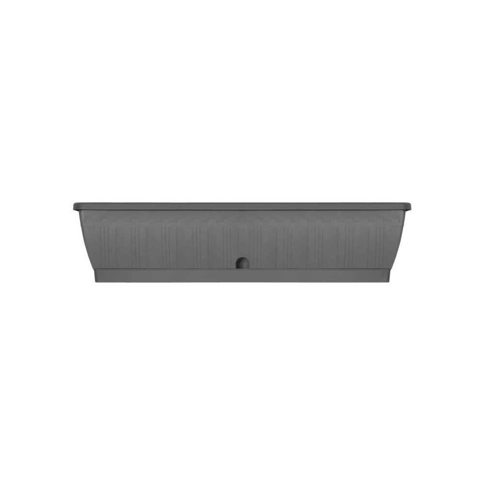 Planter - GARDEN ID Terraflor - Anthracite 80 cm - Solidity - Water re Planter - GARDEN ID Terraflor - Anthracite 80 cm - Solidity - Water re