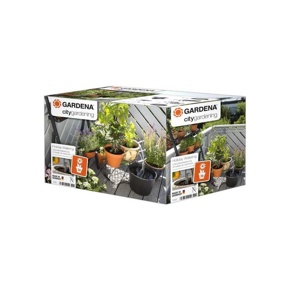 Gardena Automatic Holiday Waterproof-Complete watering kit-Max 36 plan Gardena Automatic Holiday Waterproof-Complete watering kit-Max 36 plan