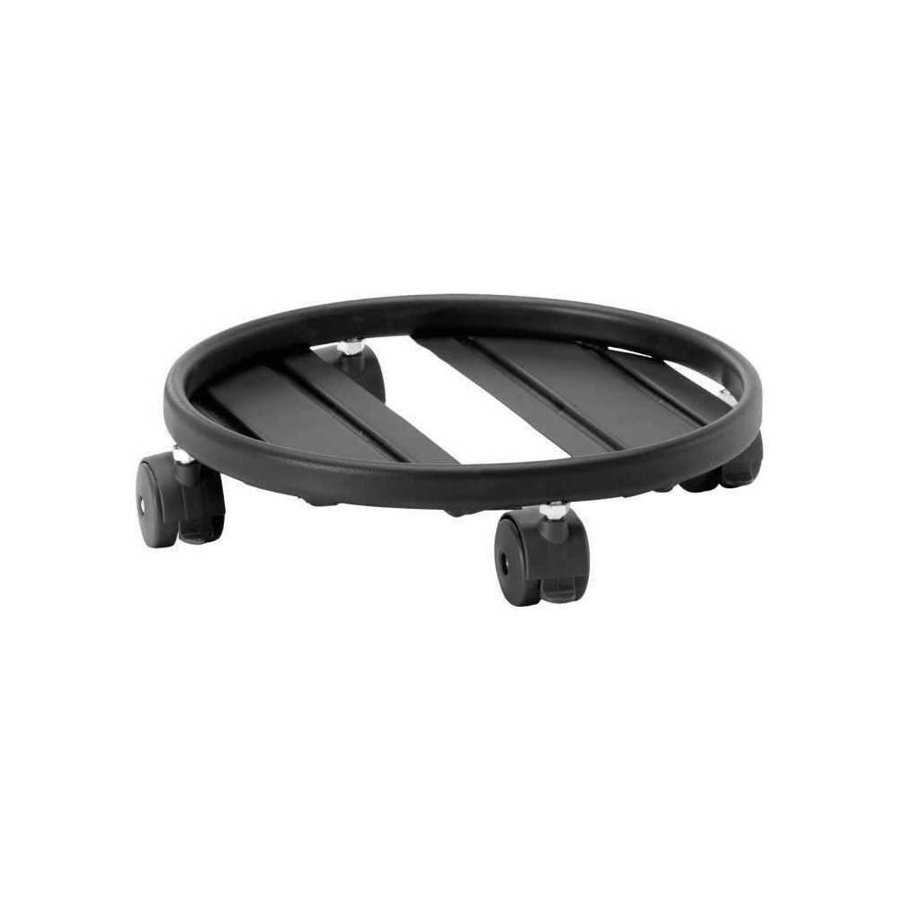 Metal rolling tray - GARDEN ID Metal Trolley - diameter 40 cm Max 68 k