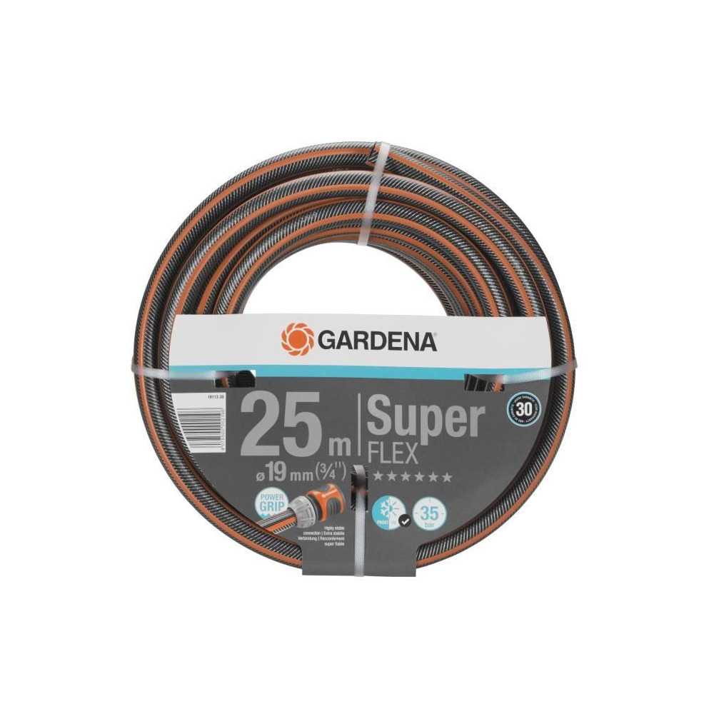 GARDENA Tuyau d'arrosage Premium SuperFLEX – Longueur 25m – Ø19mm
