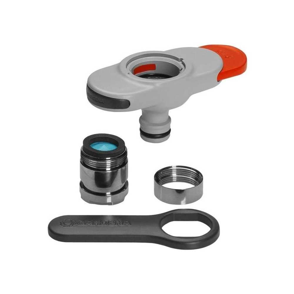 Gardena adapter for interior tap-Adapted connection M22 or female M24- Gardena adapter for interior tap-Adapted connection M22 or female M24-